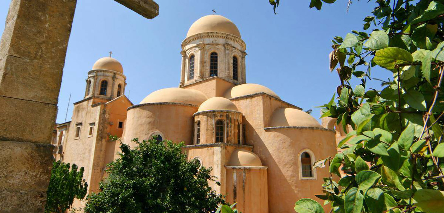 Crète : monastère d’Aghia Triada (Akrotiri)