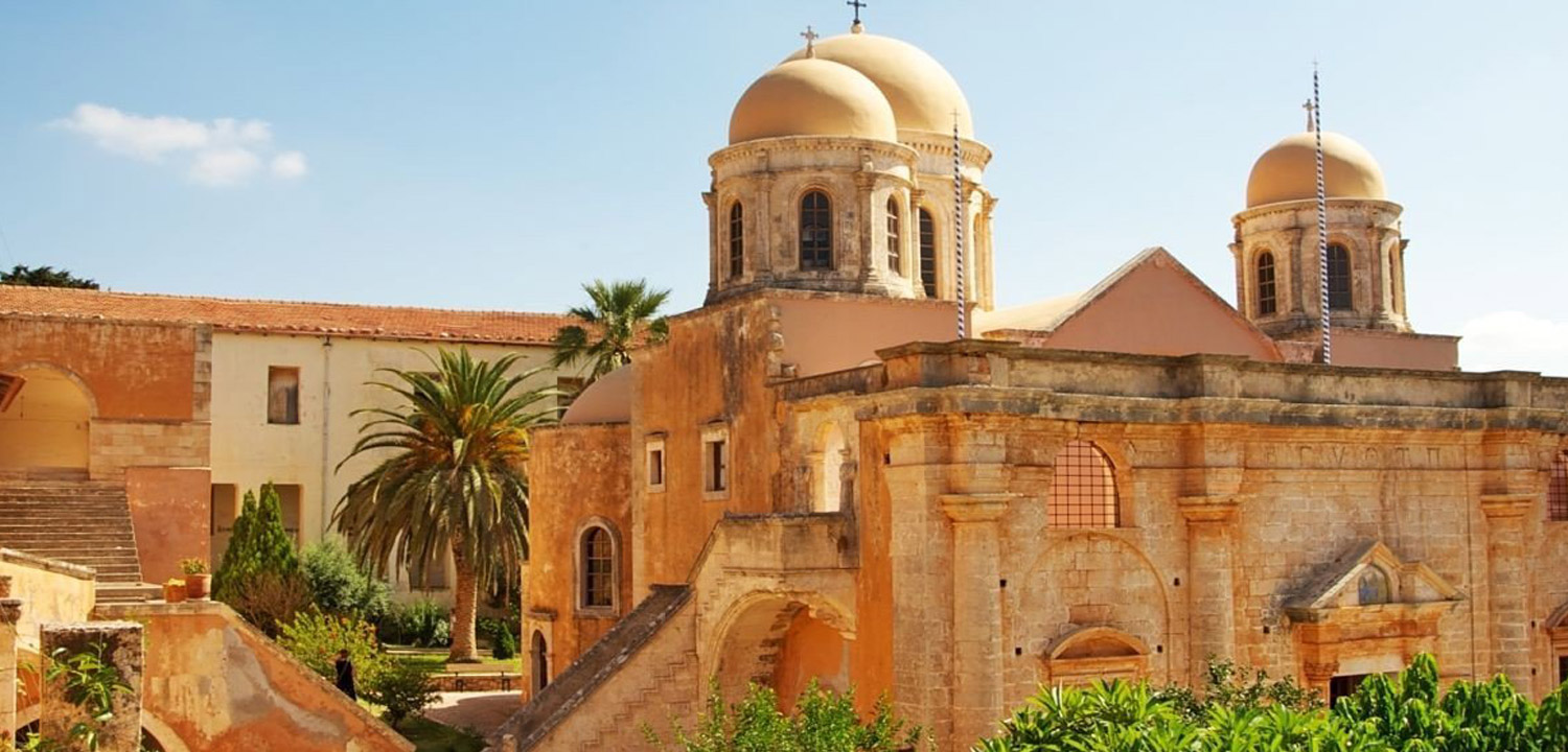 Crète : monastère fortifié de Toplou