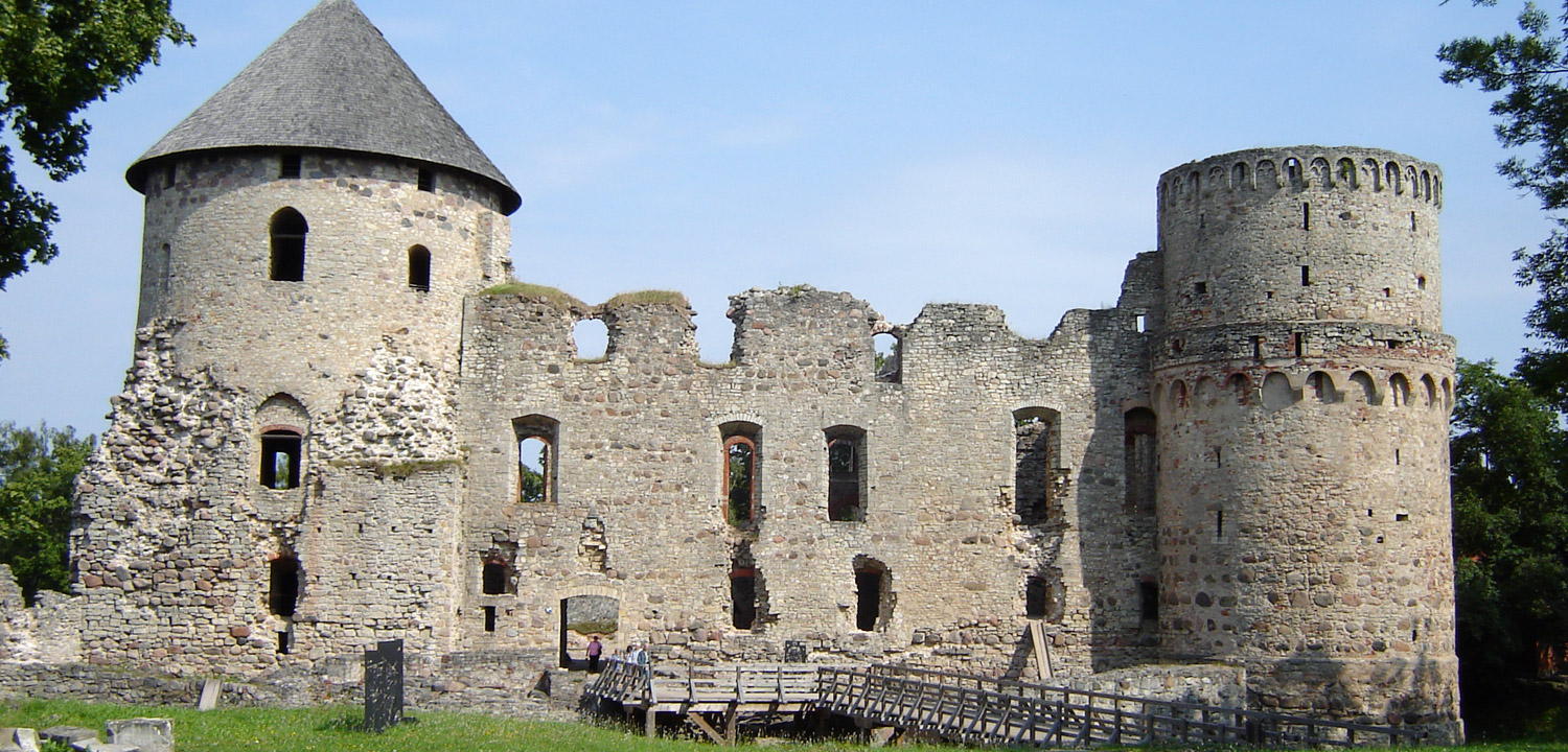 Pays baltes : Château de Cesis (Lettonie)