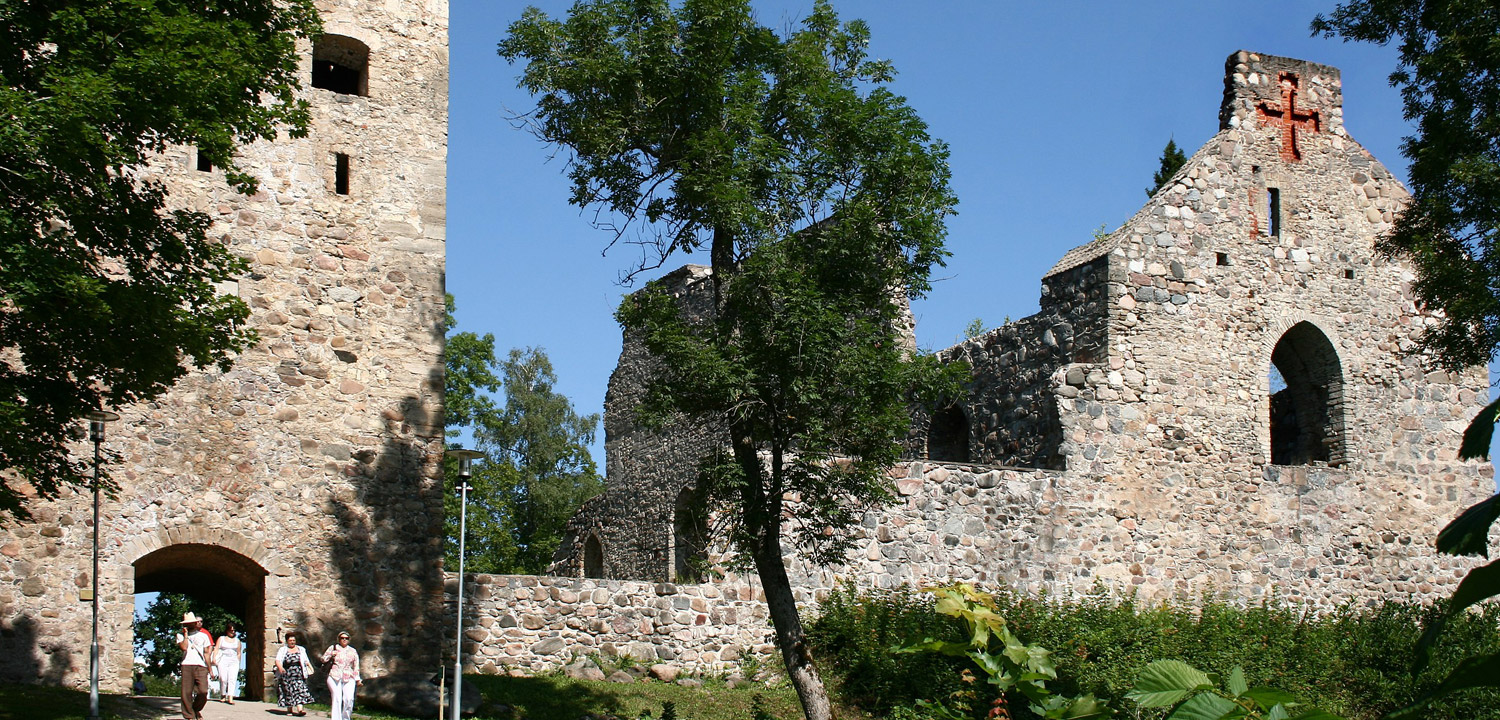 Pays baltes : Château de Sigulda (Lettonie)