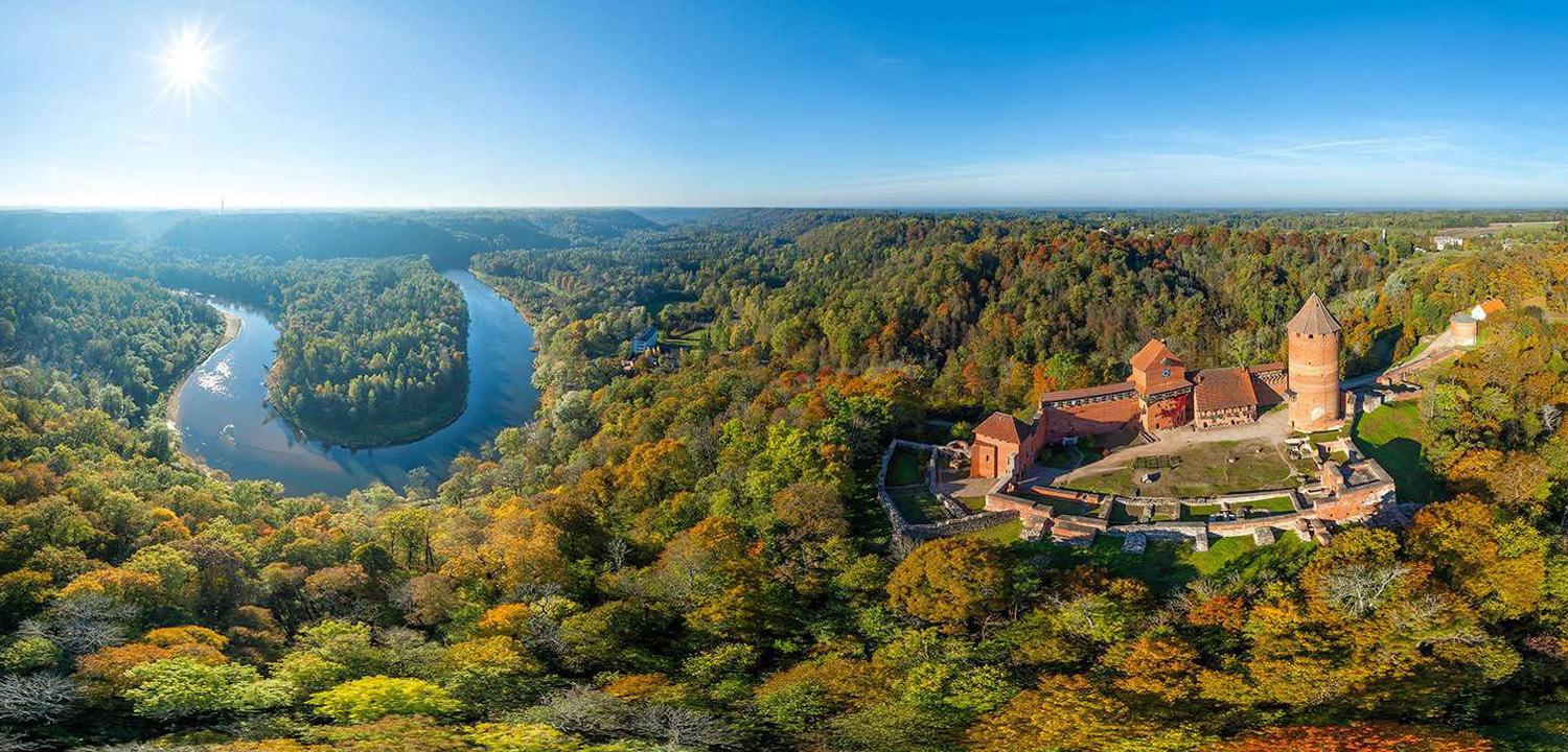 Pays baltes : Château de Turaida (Lettonie)