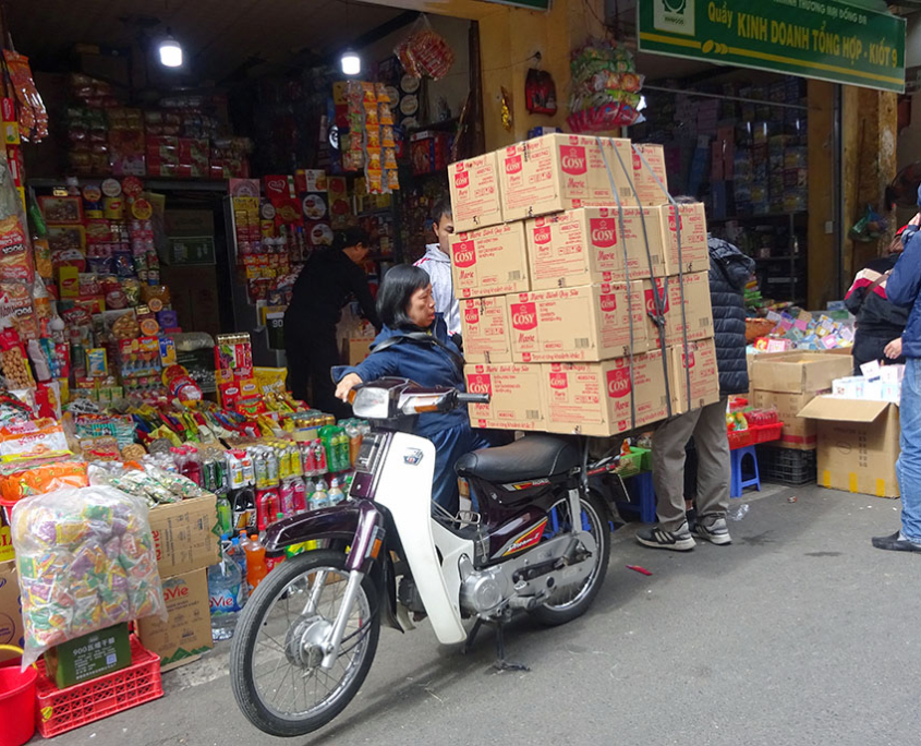 Balades Nieul Loisirs - Vietnam (12/2022): transport à moto