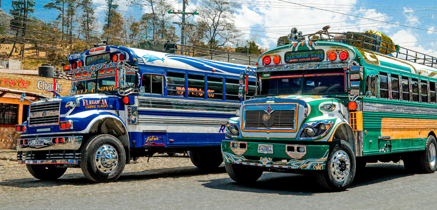 Balades Nieul Loisirs : le Guatemala - Chicken bus