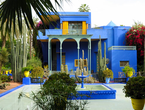 Maroc - Marrakech : jardin Majorelle