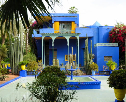 Maroc - Marrakech : jardin Majorelle